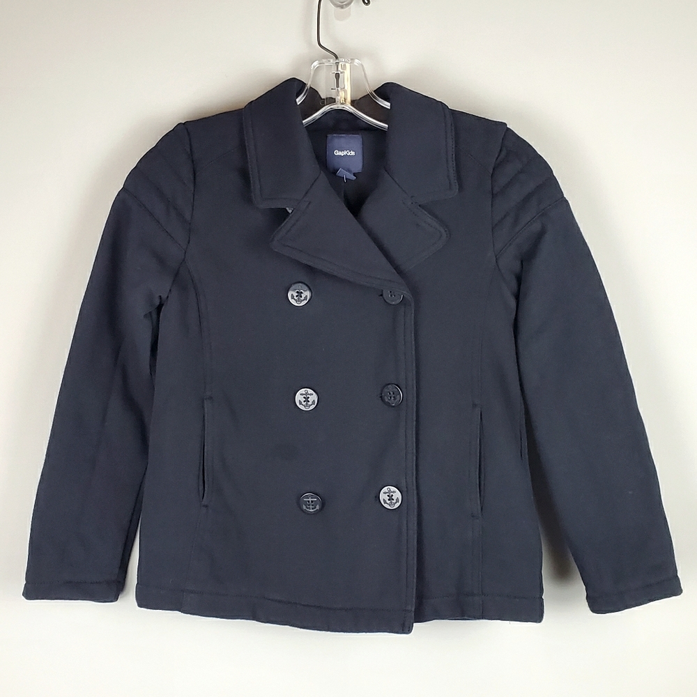 Gap Kids Black Knit Peacoat